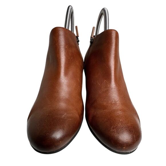 Dansko Raina Leather Ankle Booties Sz 36 US 5.5-6 Brown Arch Support Side Zip EC - Picture 7 of 13